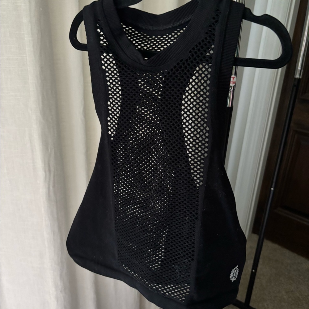 Free People Mesh Sleeveless Top